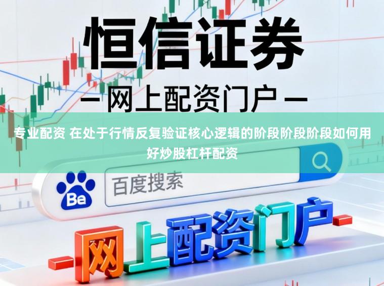 专业配资 在处于行情反复验证核心逻辑的阶段阶段阶段如何用好炒股杠杆配资