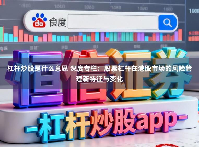杠杆炒股是什么意思 深度专栏：股票杠杆在港股市场的风险管理新特征与变化